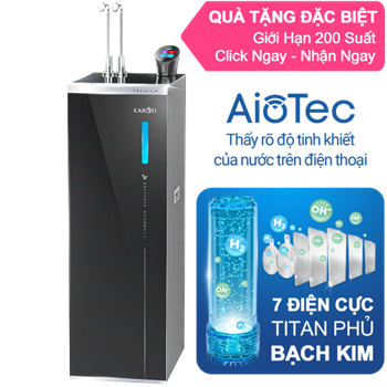 Máy lọc nước nóng lạnh Hydro-ion kiềm Karofi KAE-S88 PROMAX